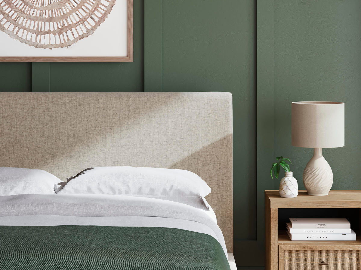 Cielden Upholstered Bed with Roll Slats - Soft Gray  (B1199-SI) - Image 30
