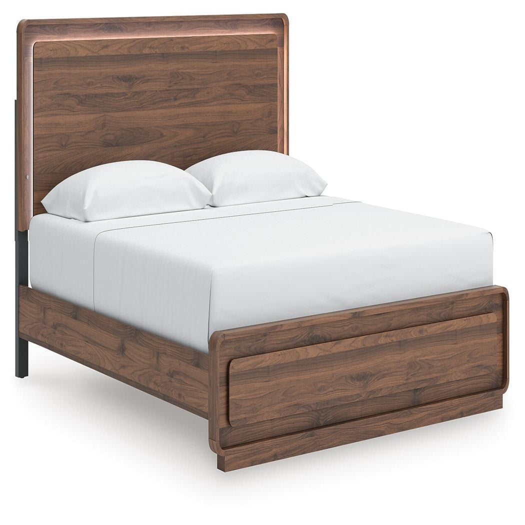Fortlorn King Panel Bed, Dresser, Mirror and Chest (PCB386-SI) - Image 19