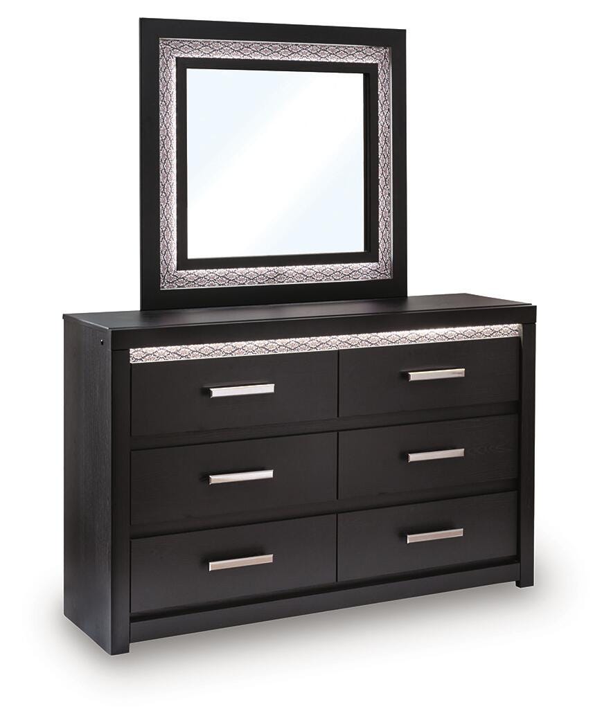 Brizmore Dresser and Mirror (PCB2611-SI)