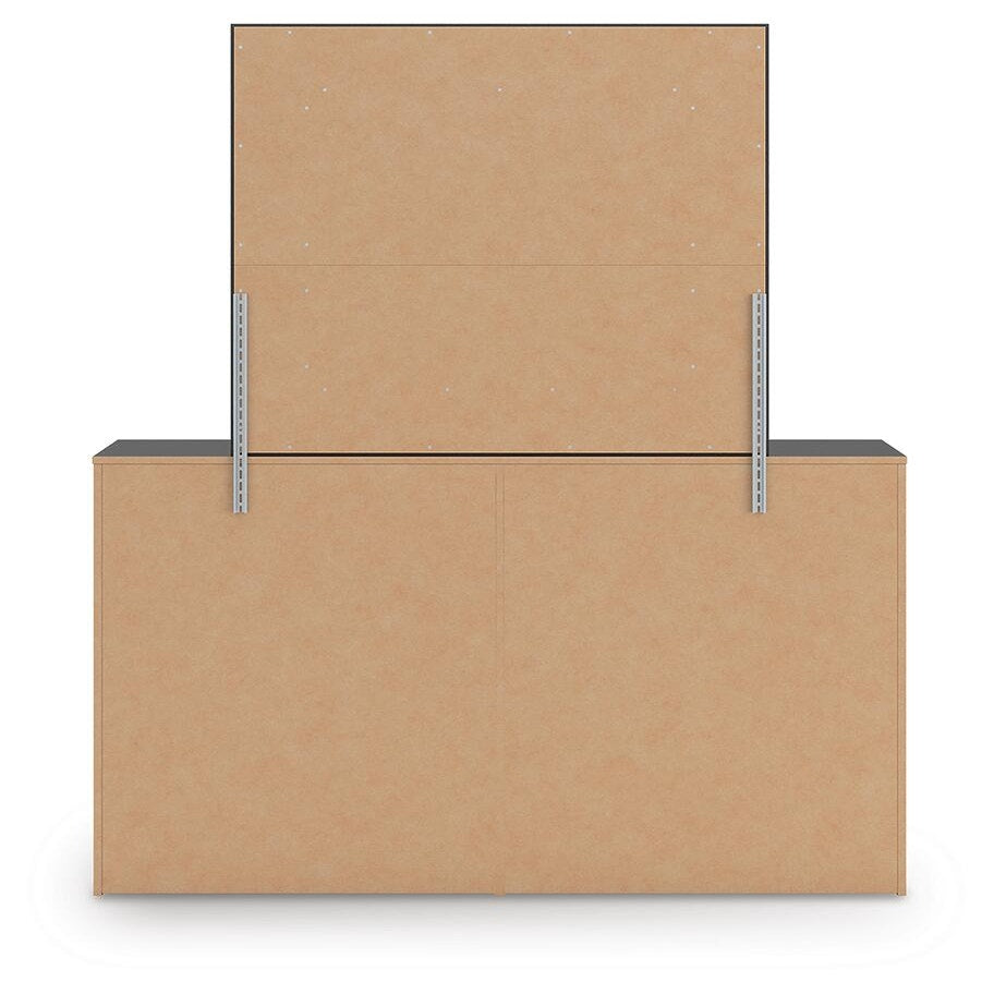 Zuraleus Queen Upholstered Bed, Dresser, Mirror and Nightstand (PCB3380-SI) - Image 6