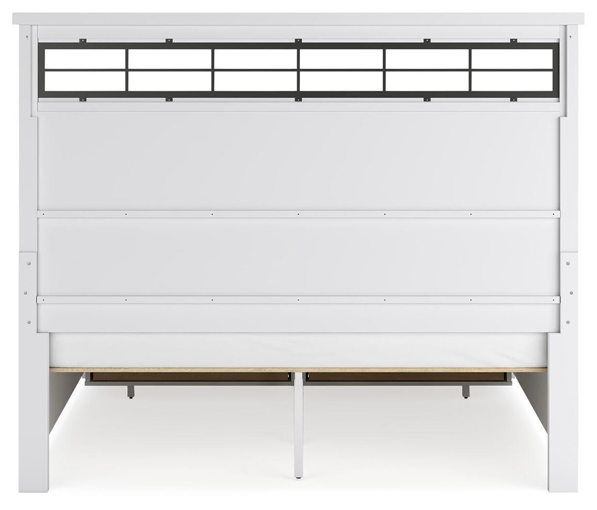 Ashbryn Panel Bed, Dresser, Mirror and 2 Nightstands - White/Natural  (B844-SI) - Image 13