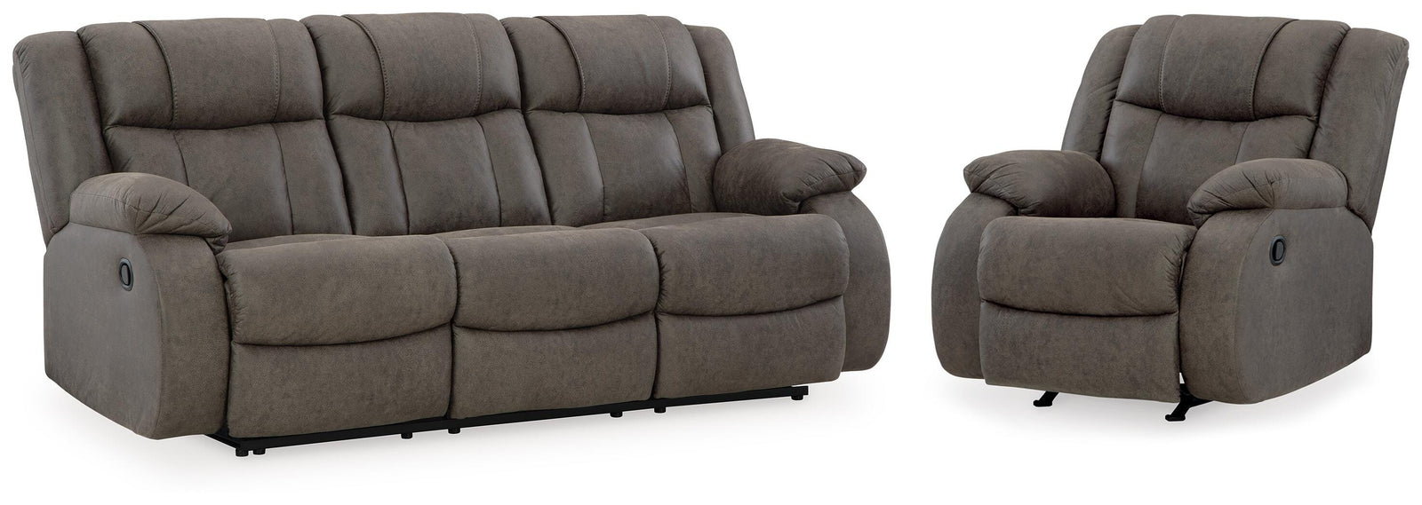 First Base Reclining Sofa and Recliner (68804-SI)