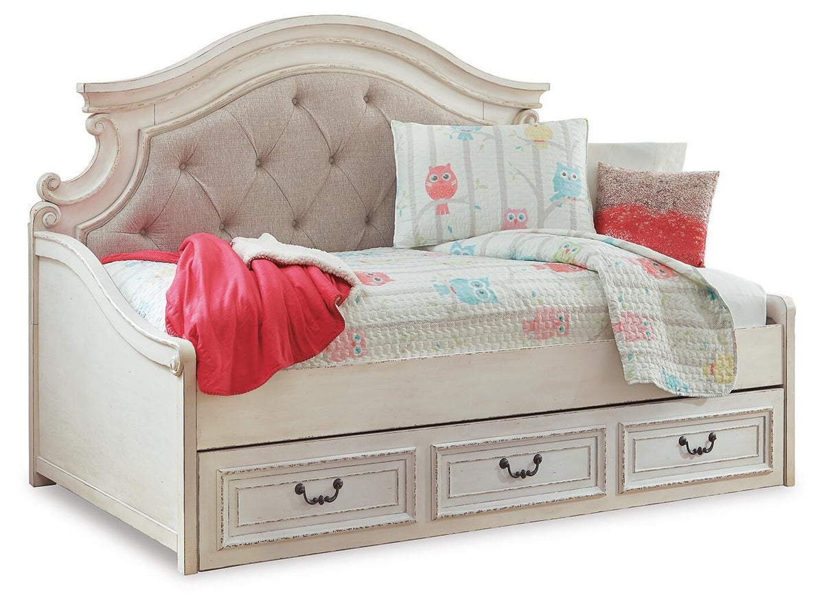 Realyn Storage Day Bed and Dresser - Two-tone  (B743-SI) - Image 5