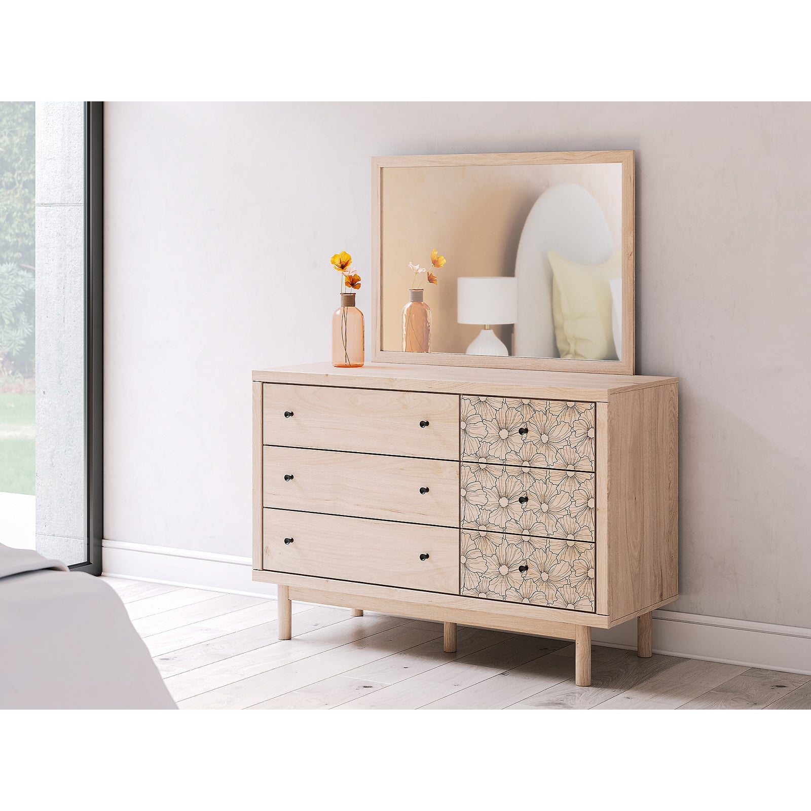 Arloster Dresser and Mirror (PCB1566-SI) - Image 8