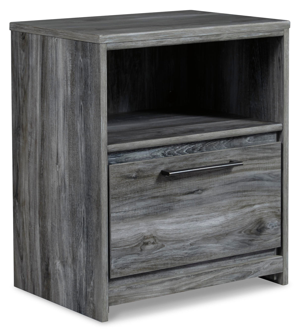 Baystorm Panel Bed, Dresser, Mirror and Nightstand - Gray  (B221-SI) - Image 3