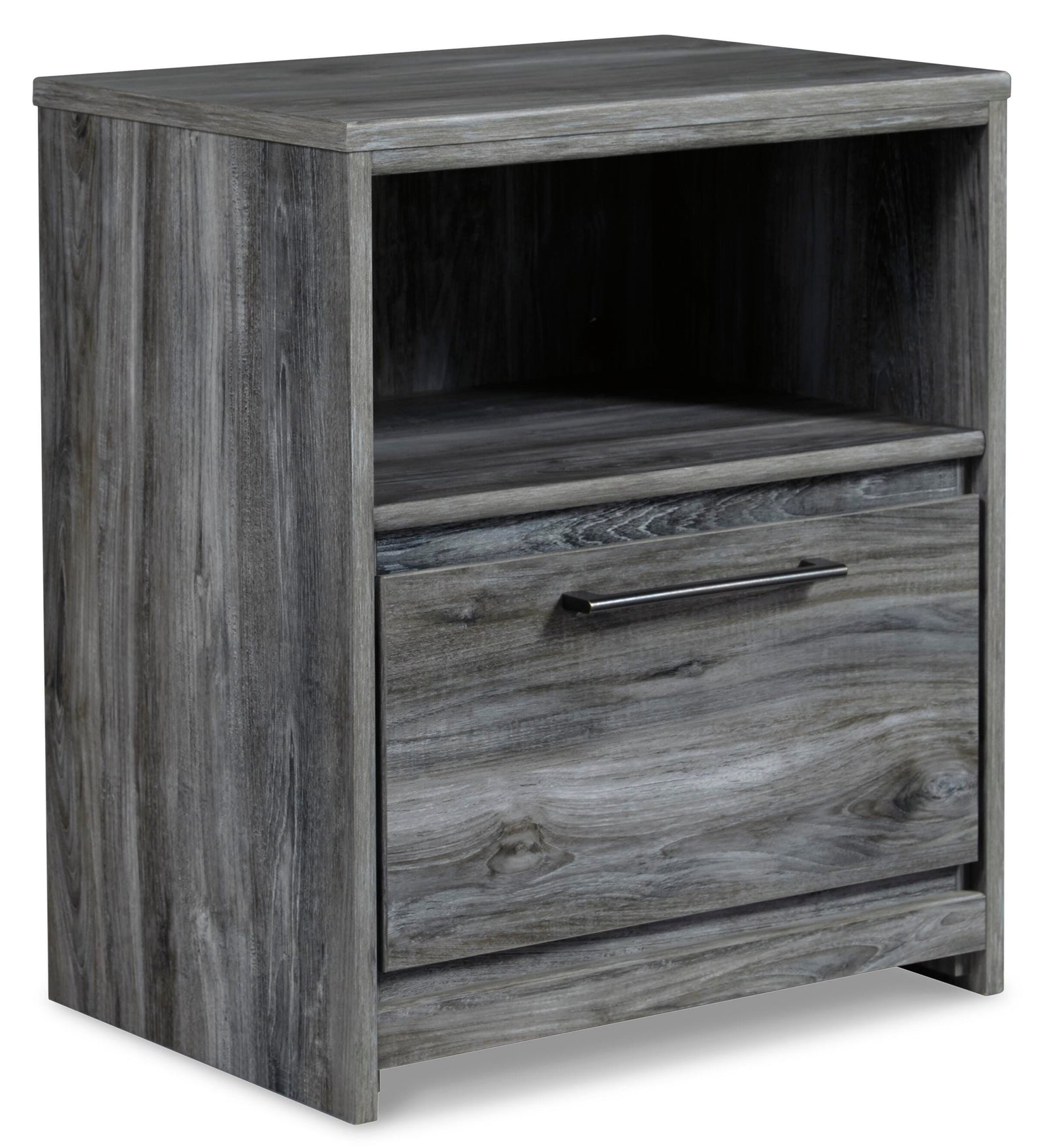 Baystorm Panel Bed, Dresser, Mirror and Nightstand - Gray  (B221-SI) - Image 3