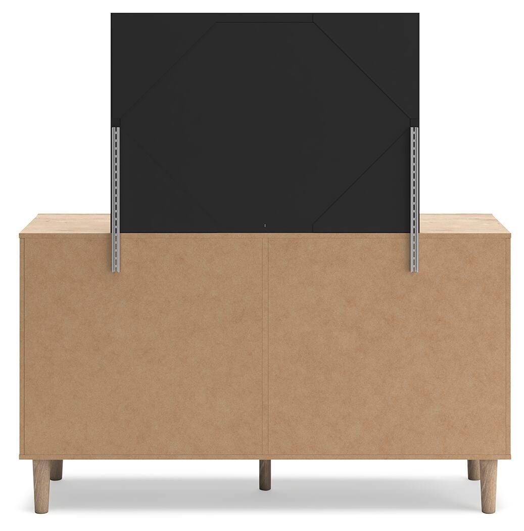 Cielden Panel Bed, Dresser and Mirror - Two-tone  (B1199-SI) - Image 9