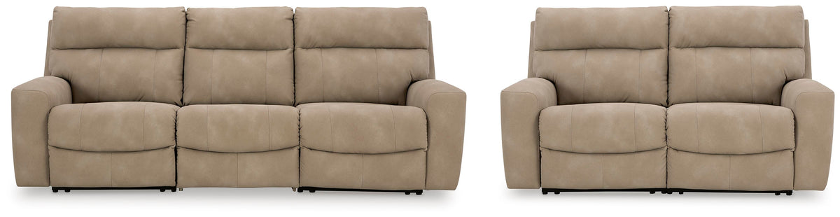 Next-Gen Durapella 3-Piece Sectional Sofa and 2-Piece Sectional Loveseat (61004-SI)