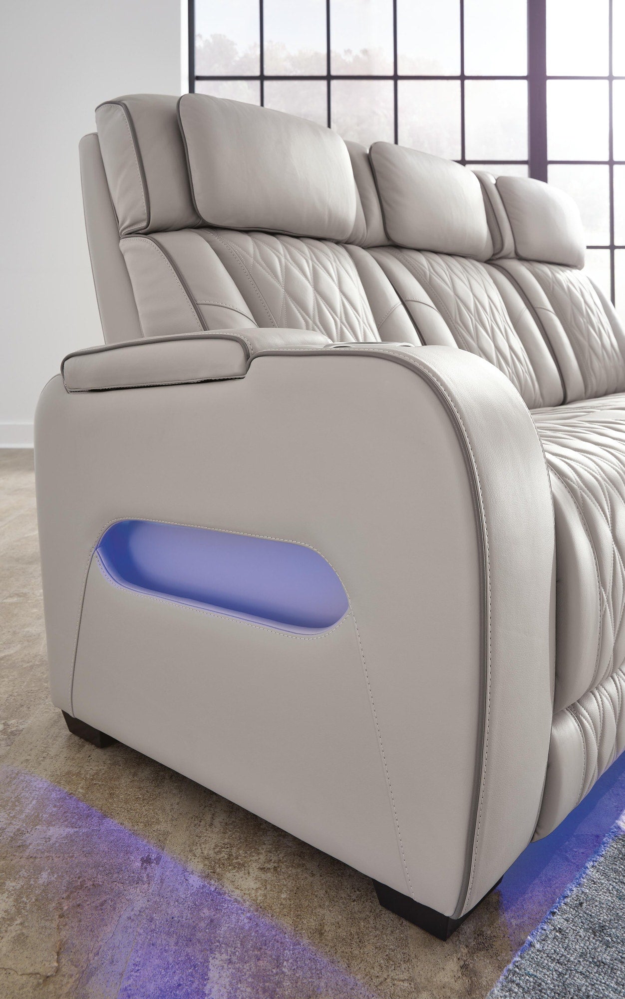 Boyington Power Reclining Loveseat with Console (U27105-SI) - Image 10