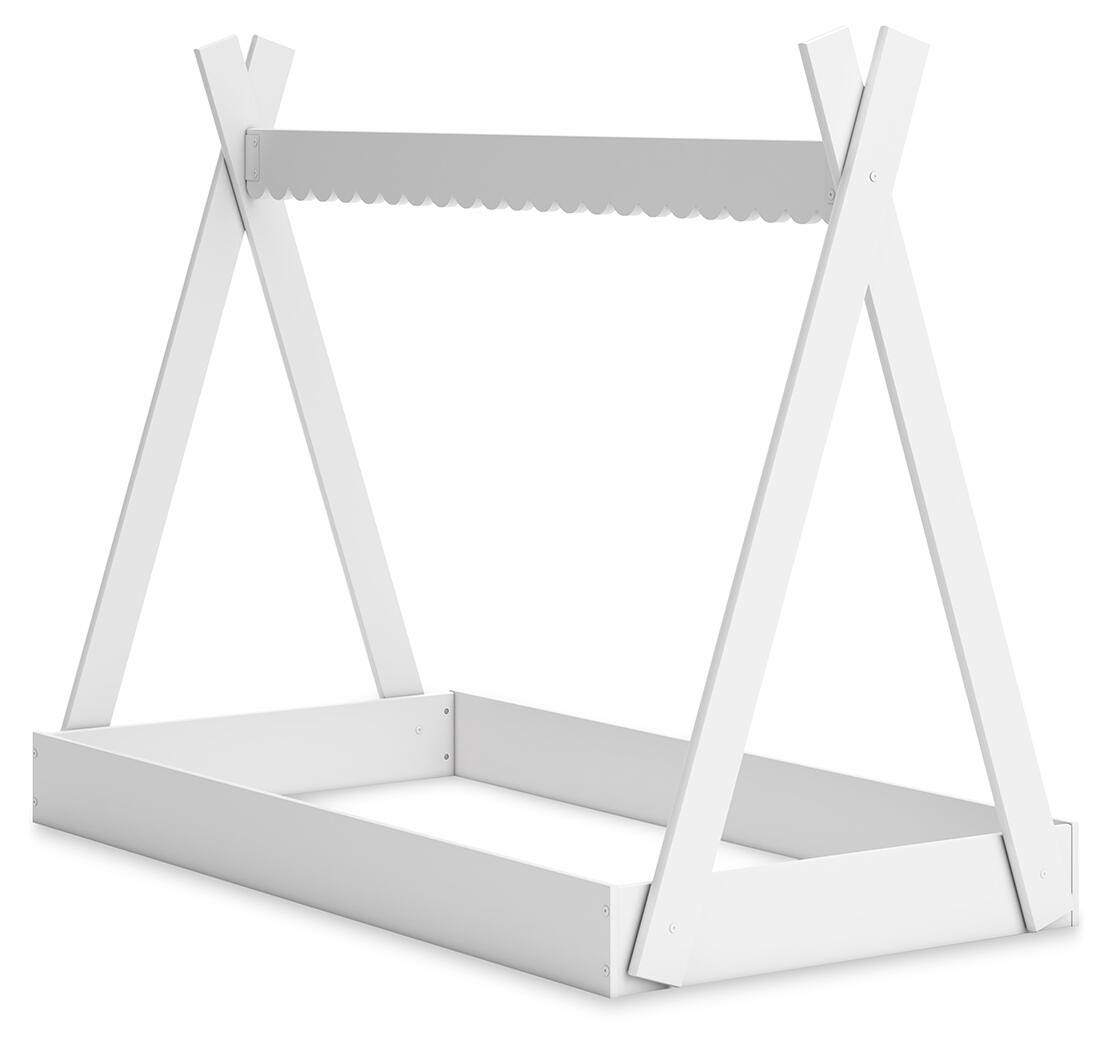 Hallityn Tent Bed (Youth) - White  (EB1810-SI) - Image 9