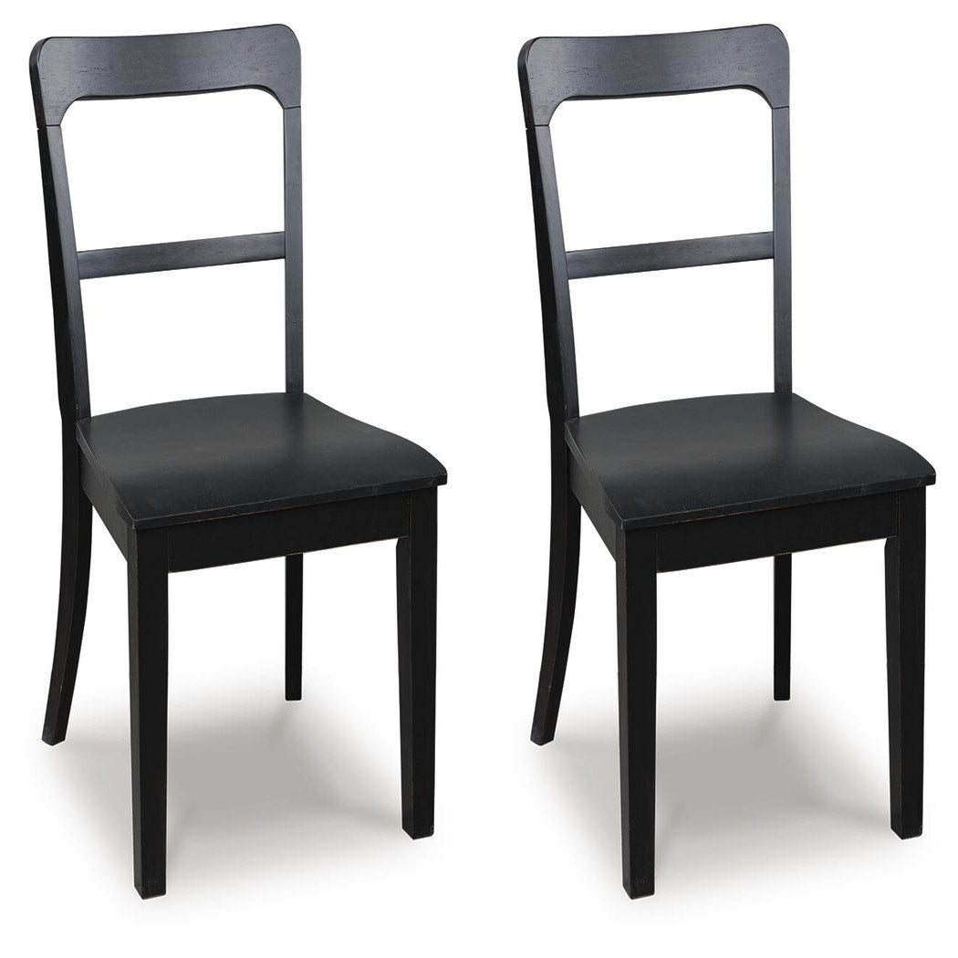 Greddinton Dining Chair (Set of 2) (PCD824-SI)