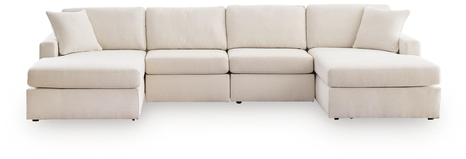 Modmax 4-Piece Double Storage Chaise Sectional (92103-SI)