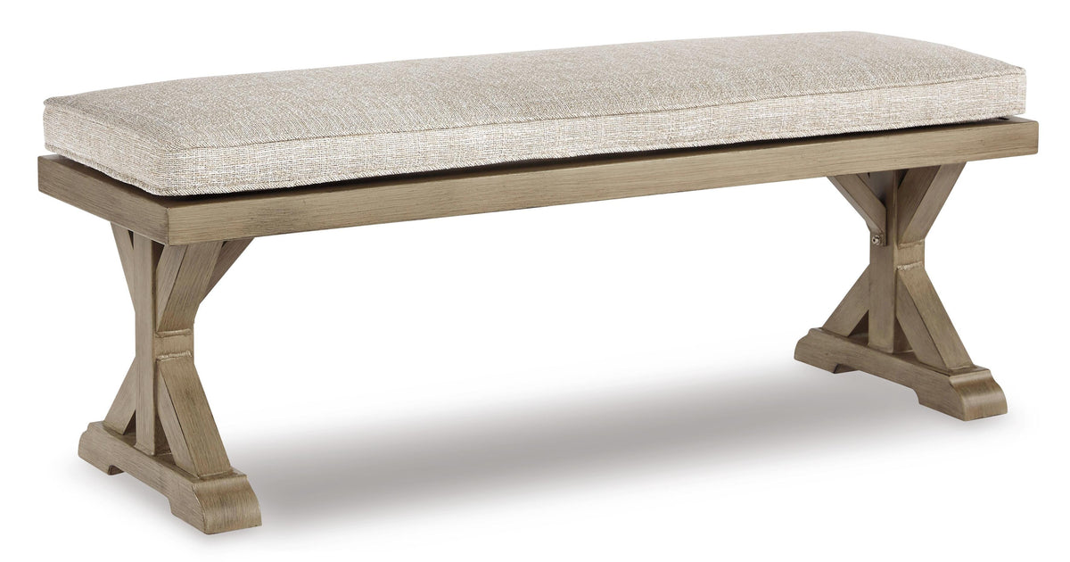 Beachcroft Outdoor Dining Table with 4 Chairs and Bench (P791-SI) - Image 6
