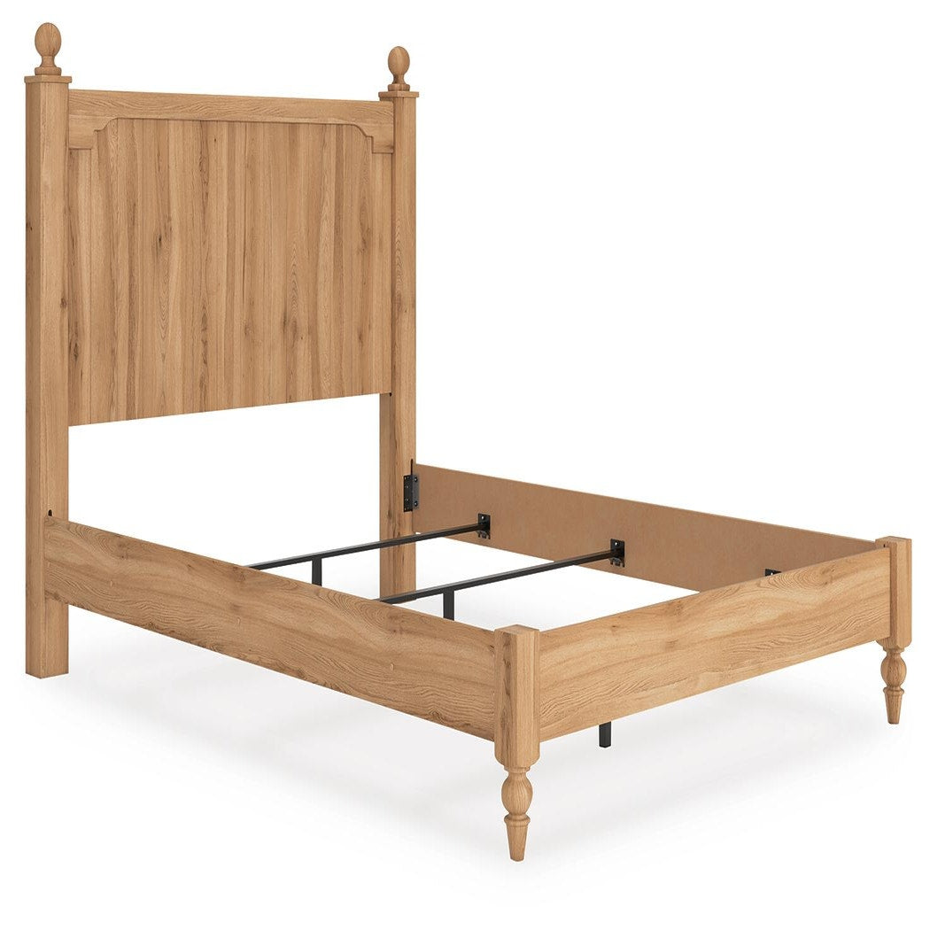Aleaport Queen Panel Bed, Dresser, Mirror and Nightstand (PCB1075-SI) - Image 11
