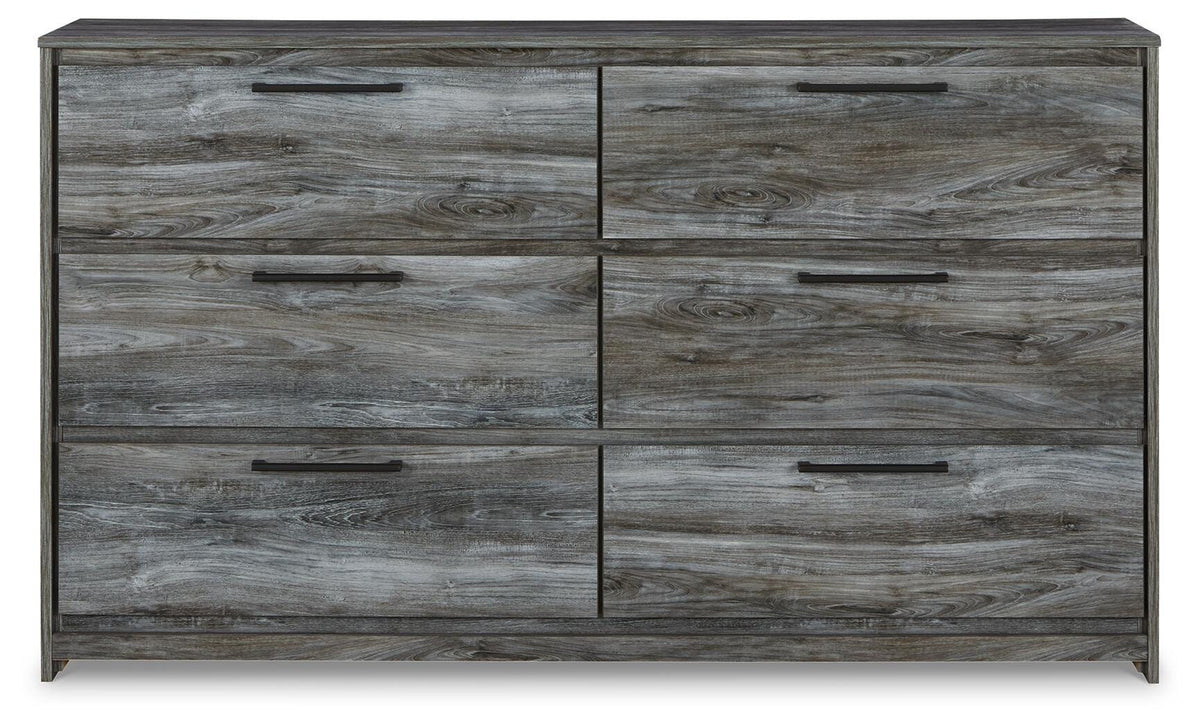 Baystorm Panel Bed with Storage, Dresser and 2 Nightstands (B221-SI) - Image 2