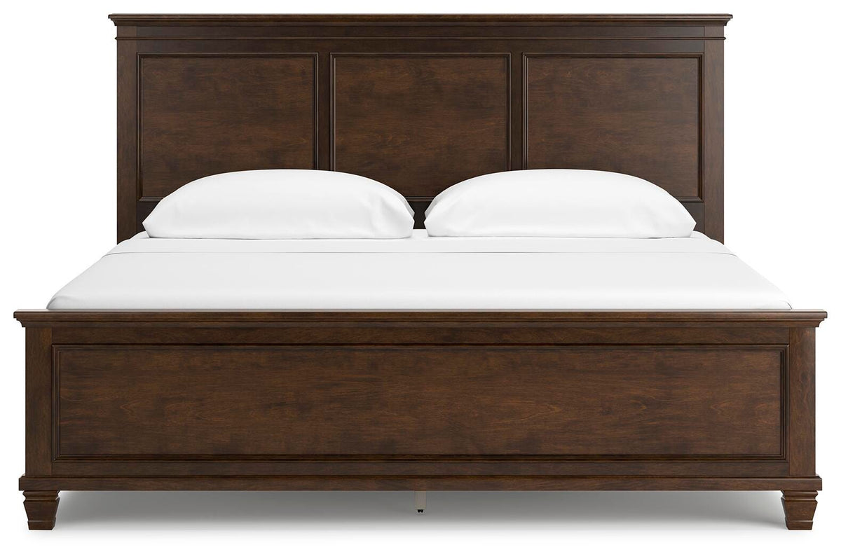 Danabrin Panel Bed, Dresser and Mirror - Brown  (B685-SI) - Image 7