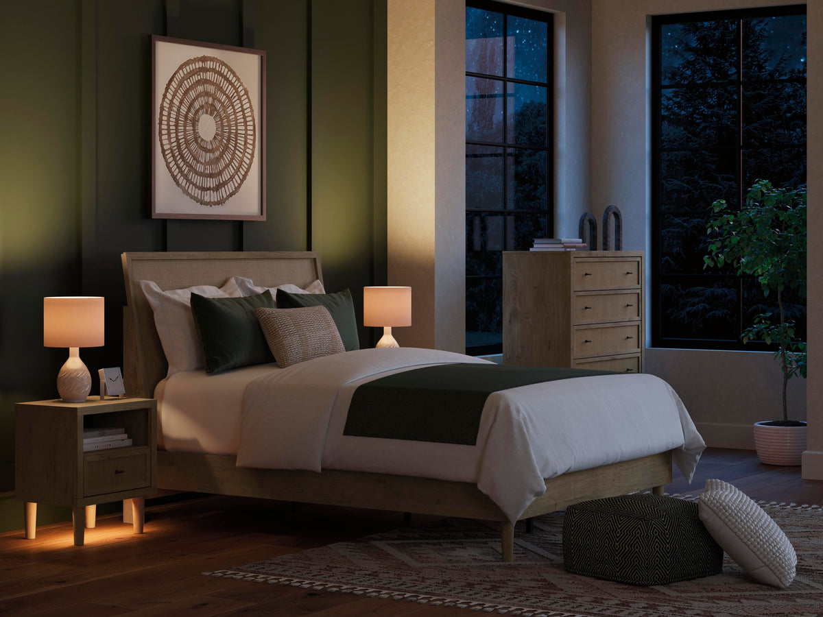 Cielden Panel Bed - Two-tone  (B1199-SI) - Image 11