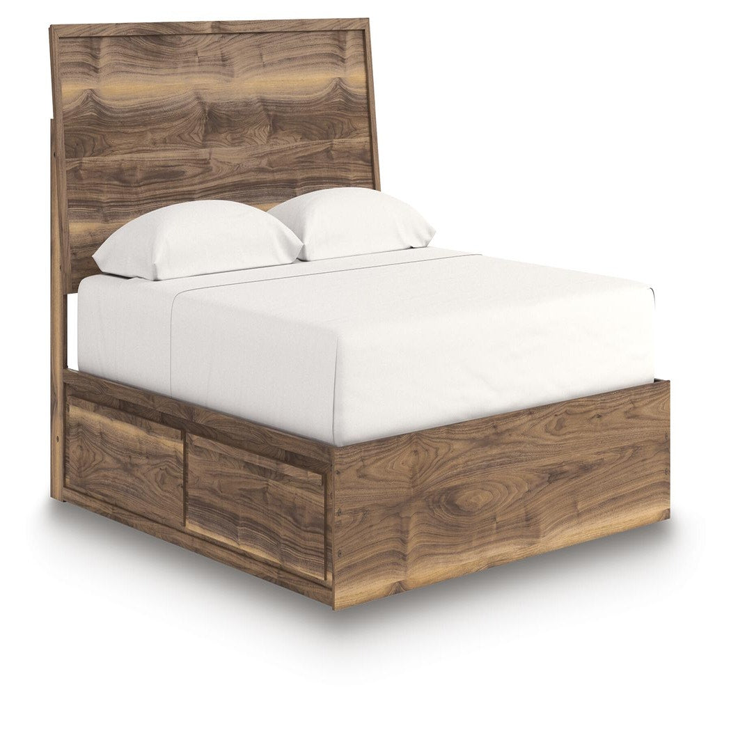 Chirason King Panel Bed with Storage (PCB3367-SI)
