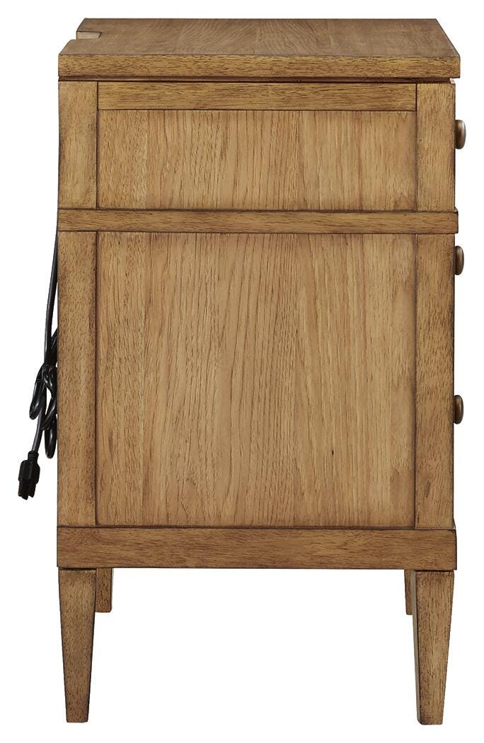 Sharlance Nightstand - Brown  (B895-SI) - Image 5