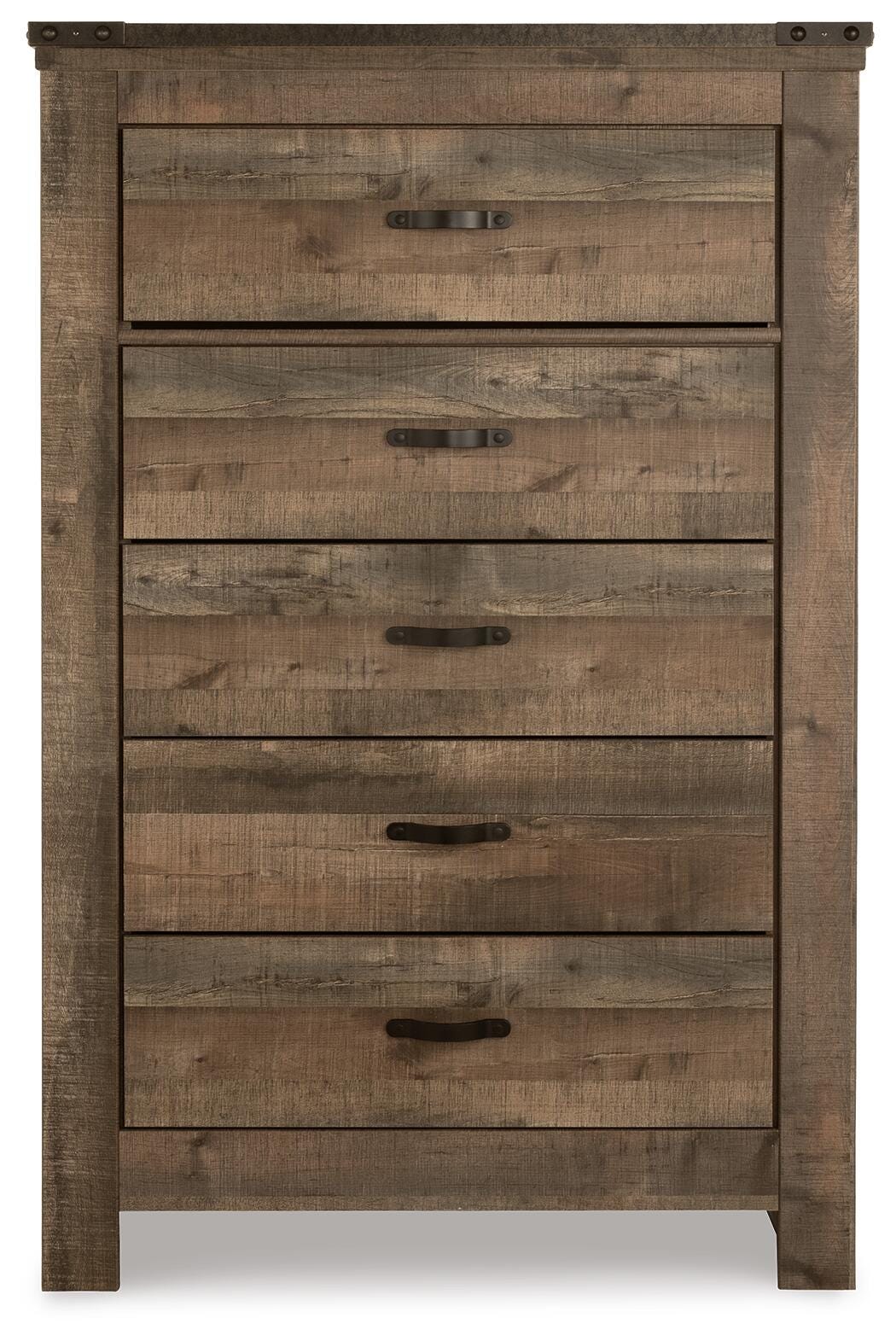 Trinell Bookcase Storage Bed, Dresser, Chest and Nightstand (B446-SI) - Image 3