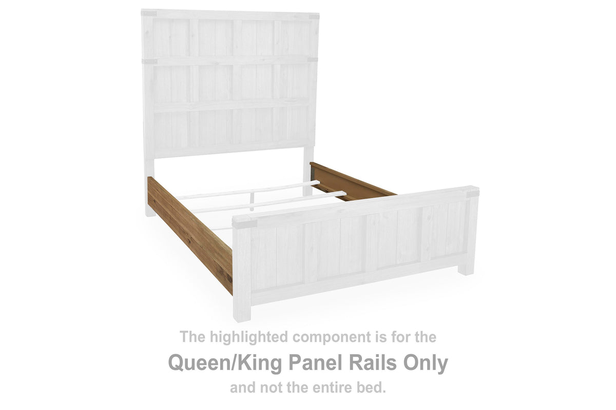 Ridgester Panel Rails - Light Brown  (B858-SI) - Image 2