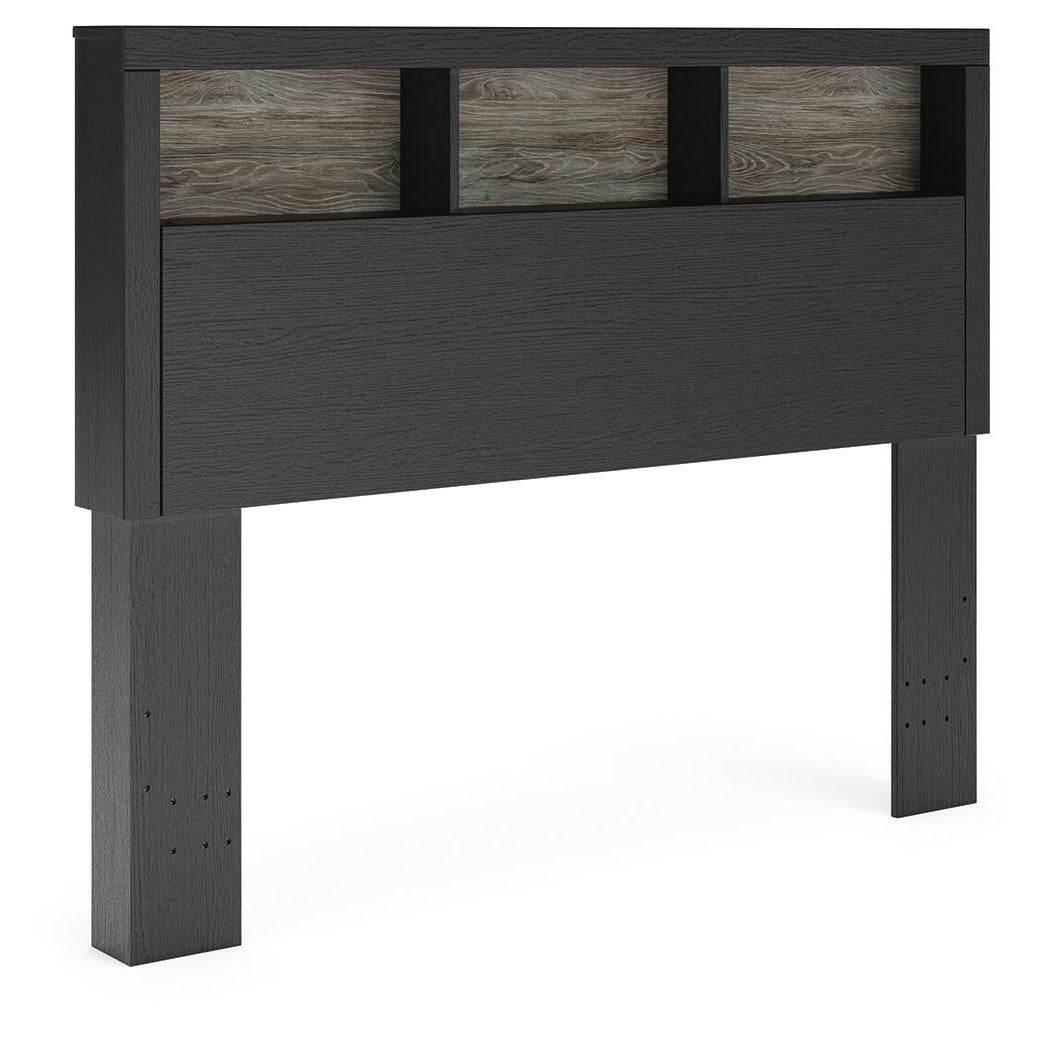 Broachmyn Lighted King Bookcase Headboard (PCB1118-SI) - Image 23