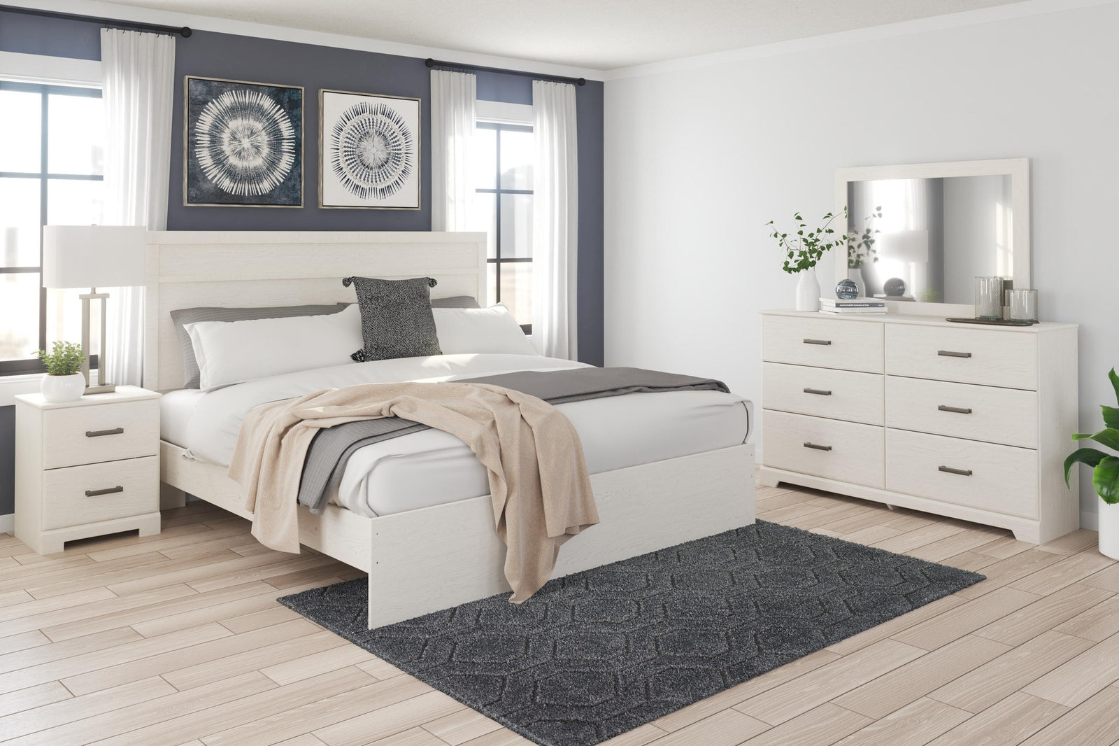 Stelsie Panel Bed - White  (B2588-SI) - Image 5