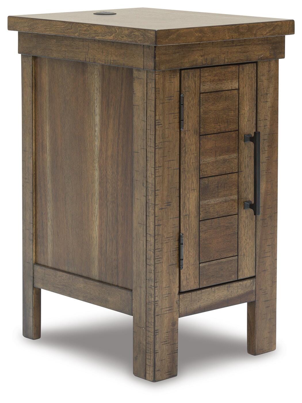 Moriville Lift-top Coffee Table and 2 Chairside End Tables - Grayish Brown  (T731-SI) - Image 3