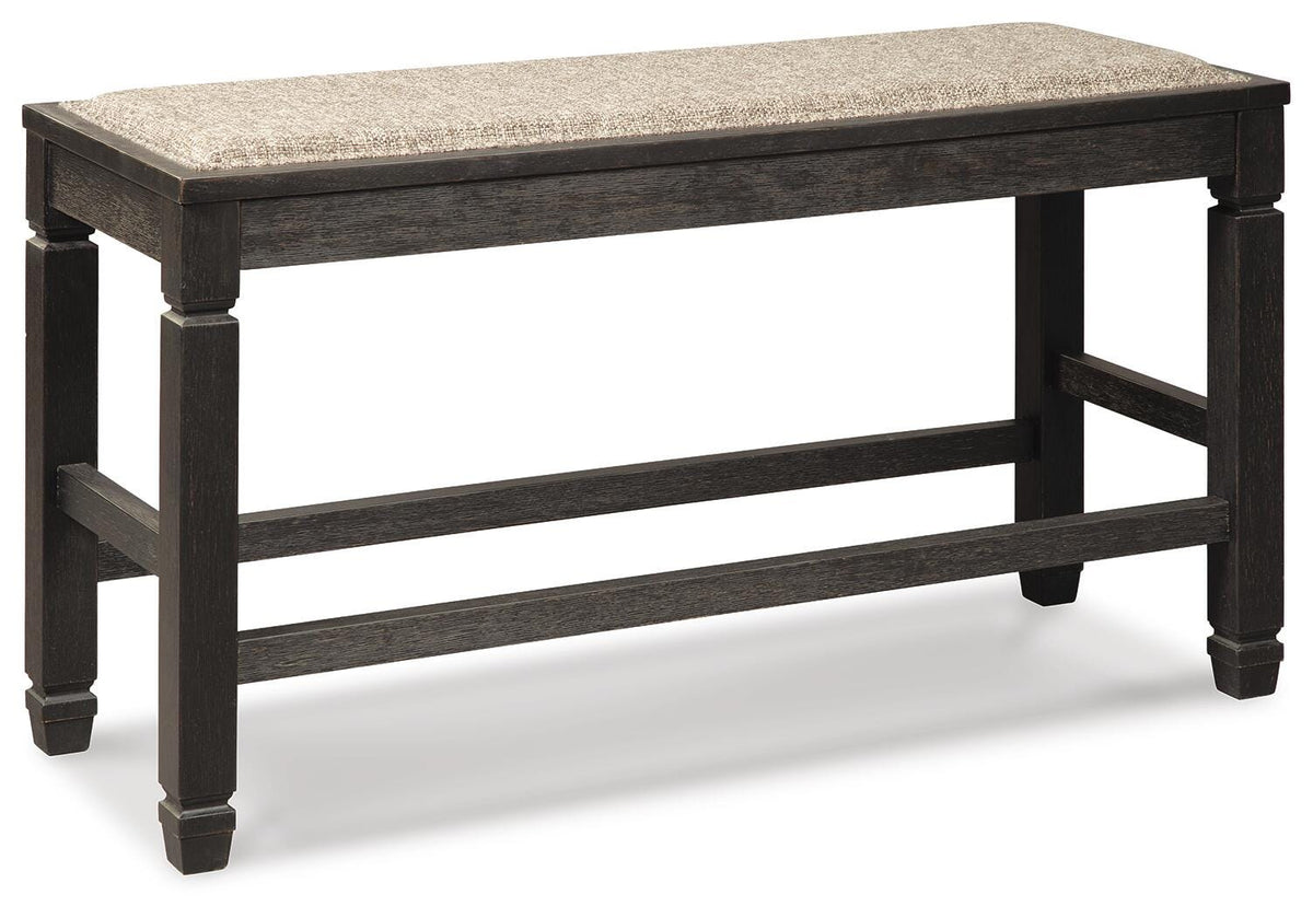 Tyler Creek Counter Height Dining Table and 4 Barstools and Bench (D736-SI) - Image 5
