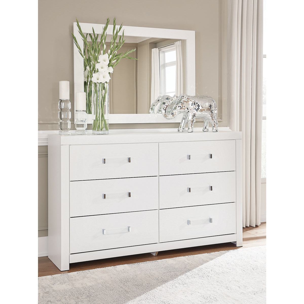 Maeling Dresser and Mirror (PCB1119-SI) - Image 4