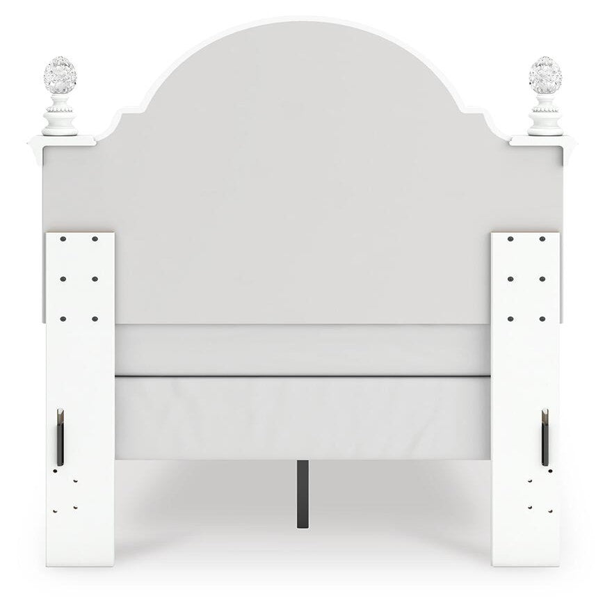 Kozlani Twin Upholstered Panel Bed, Dresser and Mirror (PCB1819-SI) - Image 5