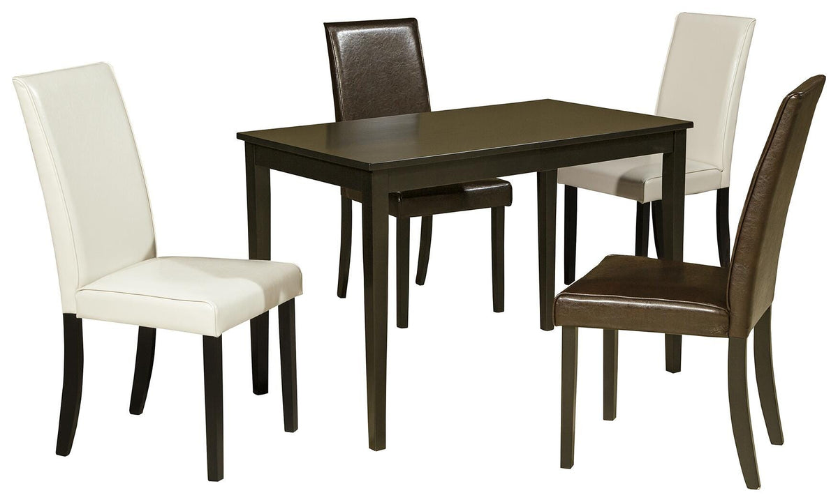 Kimonte Dining Table and 4 Chairs (D250-SI) - Image 4