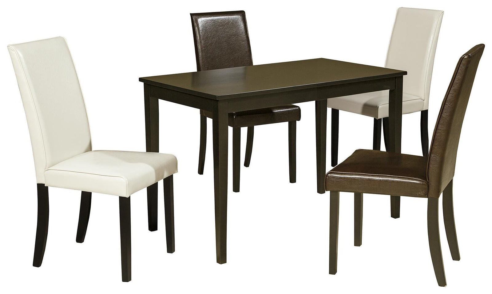 Kimonte Dining Table and 4 Chairs (D250-SI) - Image 4