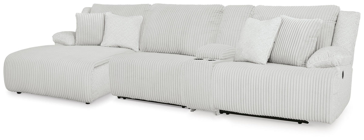 Top Tier 4-Piece Reclining Sectional with Chaise (92706-SI)
