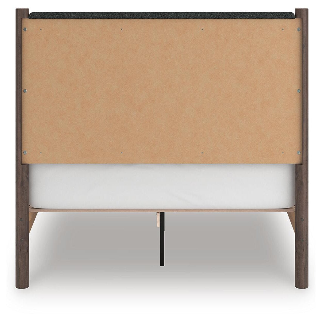 Pamytta Queen Upholstered Platform Bed, Dresser and Mirror (PCB2614-SI) - Image 12