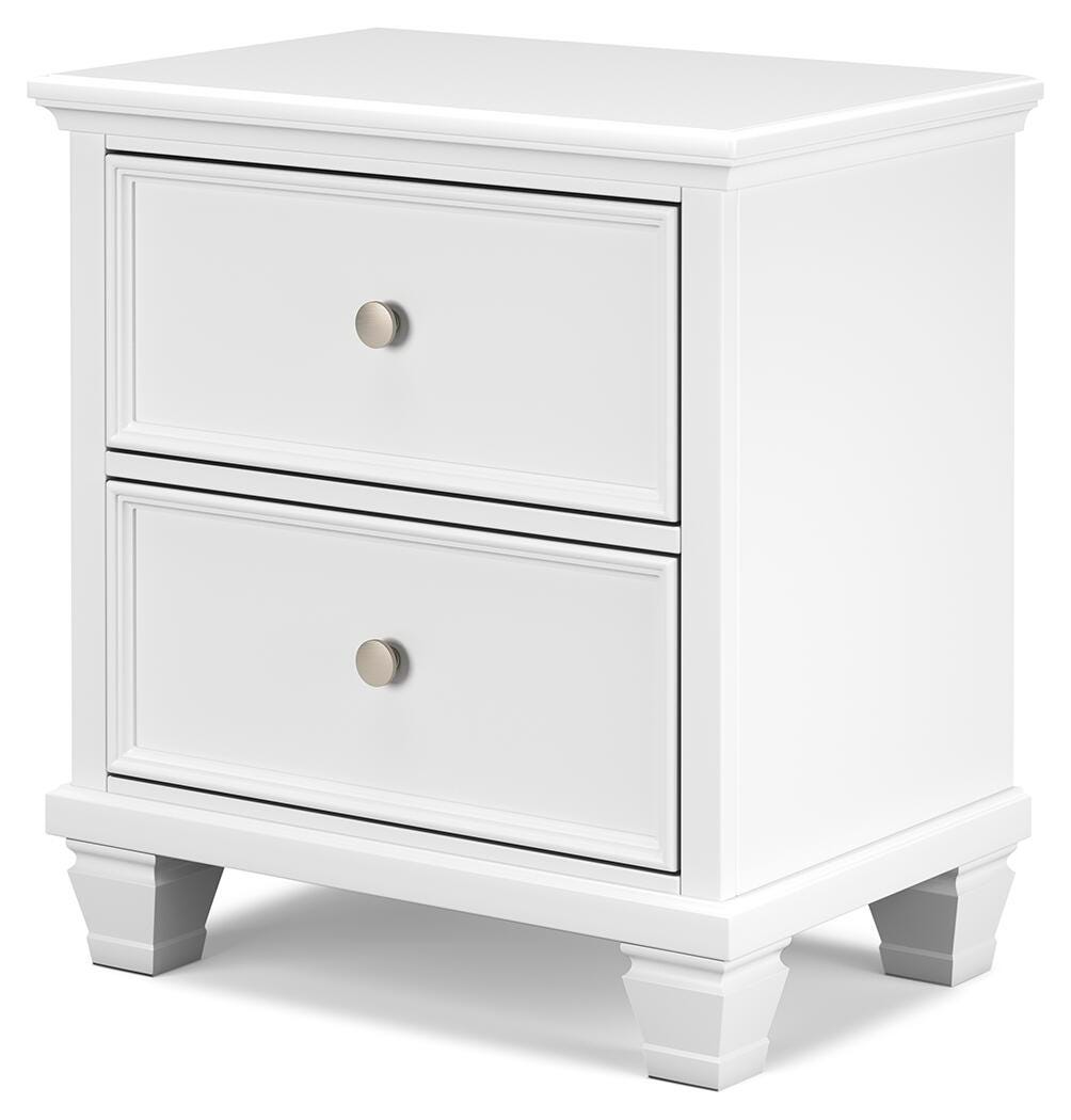 Fortman Panel Bed, Dresser, Mirror, Chest and Nightstand - White  (B680-SI) - Image 29