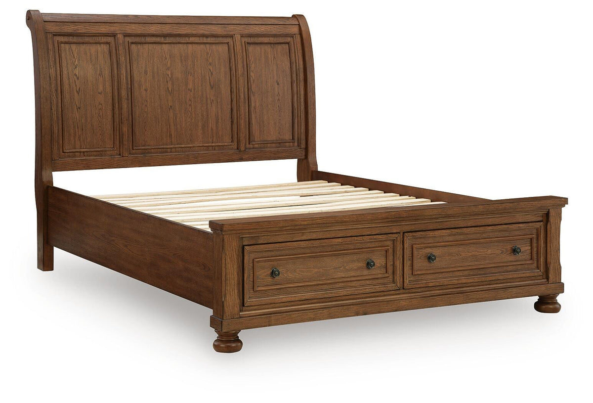 Zackaryn Queen Sleigh Storage Bed (PCB807-SI) - Image 2