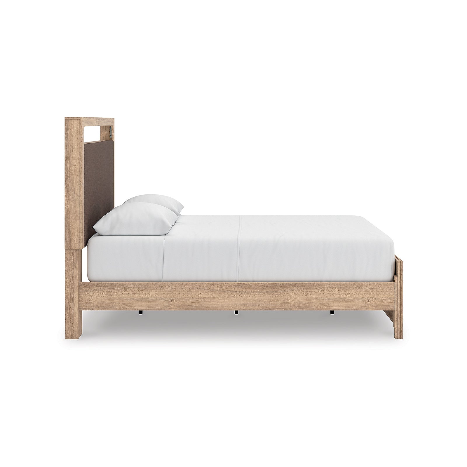 Kinlanni Queen Upholstered Panel Bed, Dresser and Mirror (PCB1360-SI) - Image 11