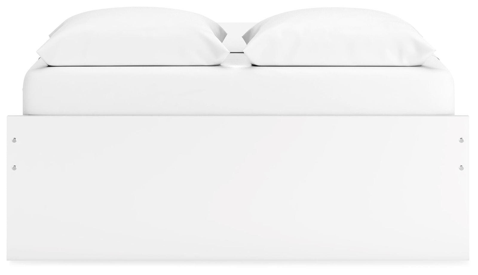 Onita Platform Bed with 2 Side Storage - White  (EB9630-SI) - Image 6