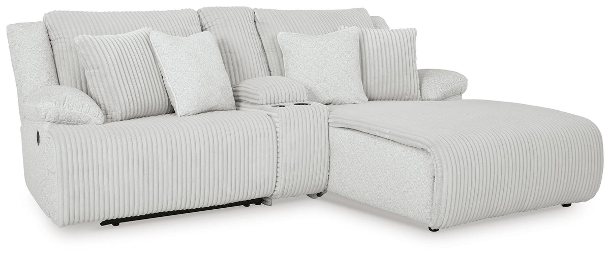 Top Tier 3-Piece Reclining Sectional Sofa with Chaise (92706-SI)