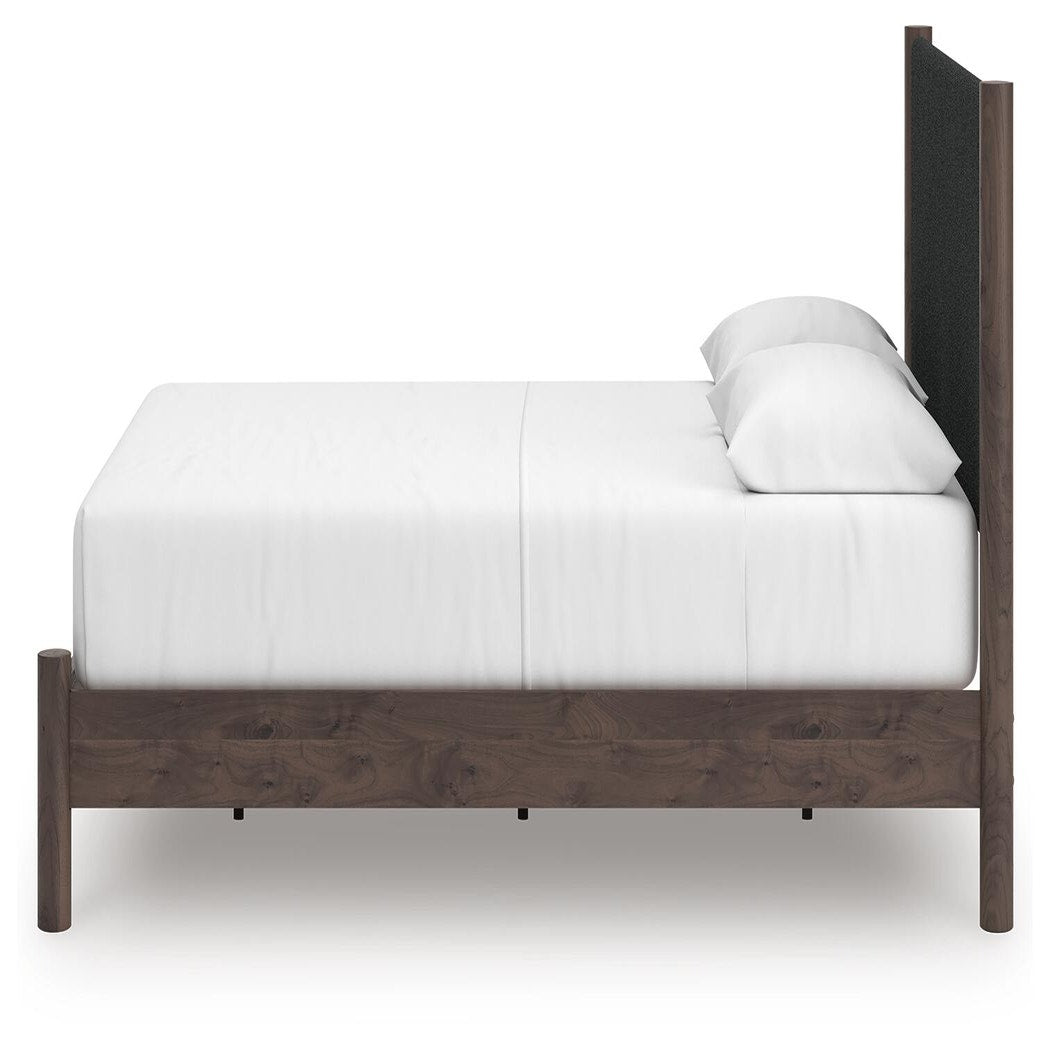 Pamytta Queen Upholstered Platform Bed, Dresser and Mirror (PCB2614-SI) - Image 13