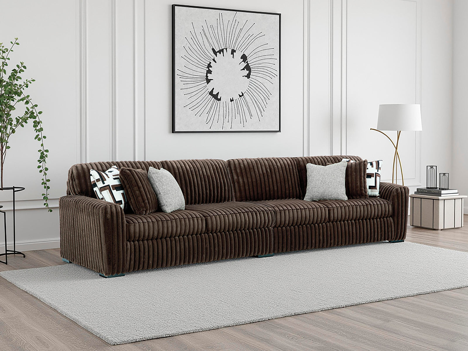Midnight-Madness 2-Piece Sectional (98104-SI) - Image 2