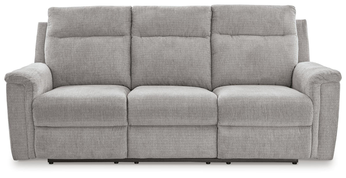 Barnsana Power Reclining Loveseat with Console (33201-SI)