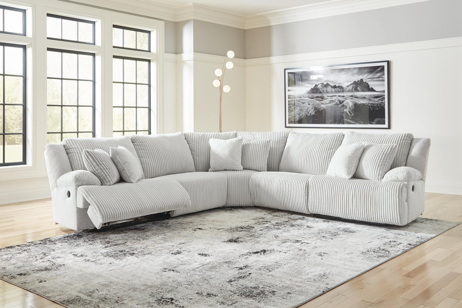 Top Tier 5-Piece Reclining Sectional (92706-SI) - Image 4