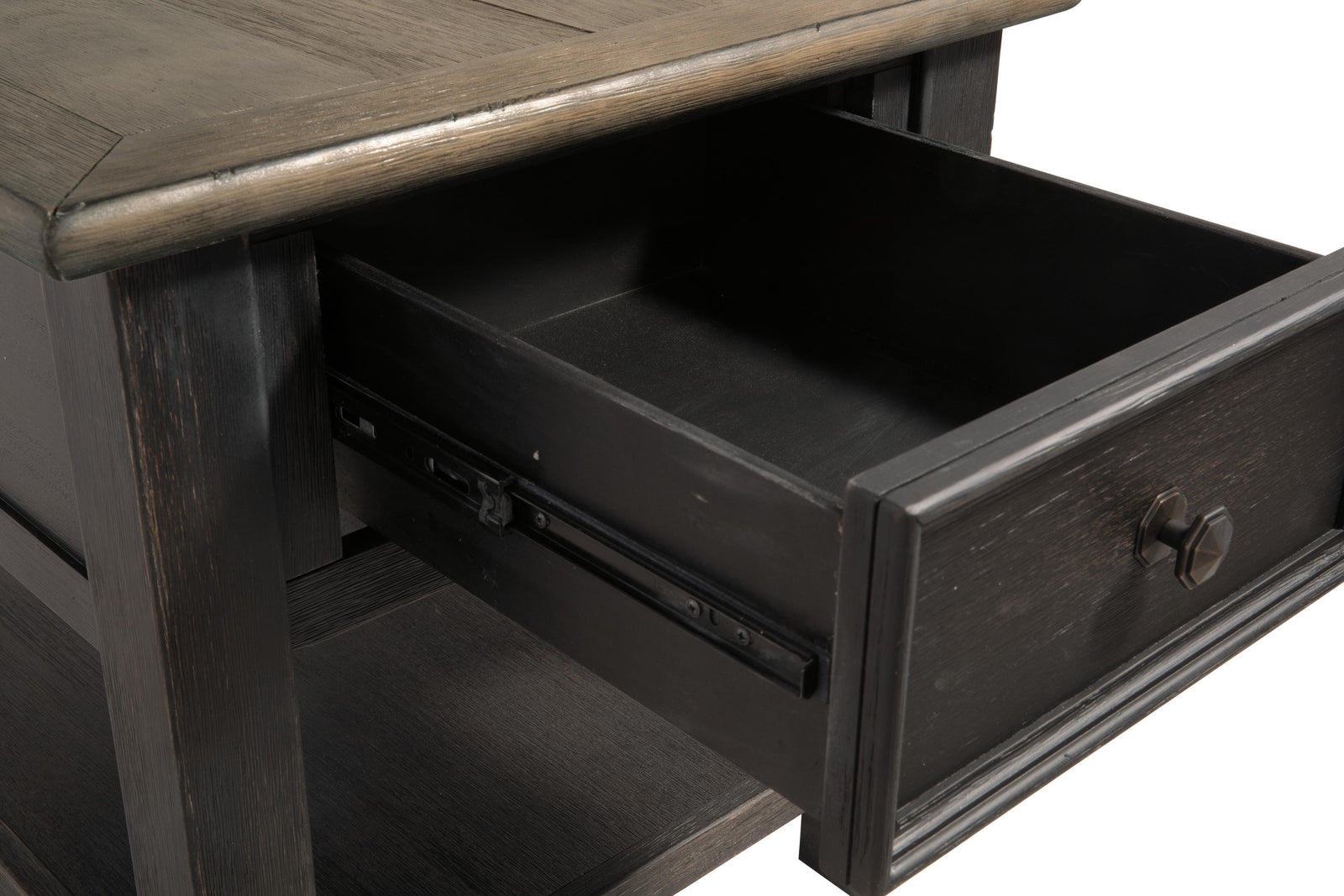 Tyler Creek End Table - Grayish Brown/Black  (T736-SI) - Image 6