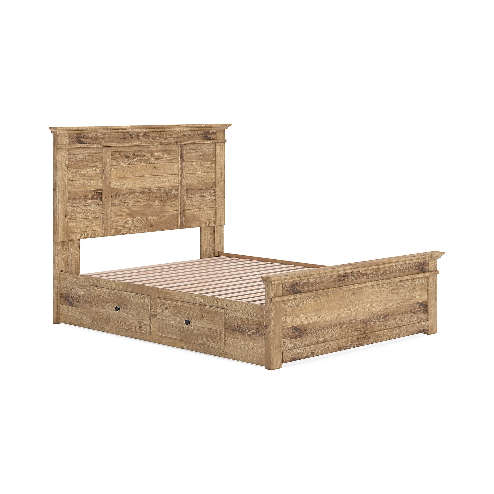 Makidern Queen Panel Storage Bed (PCB1170-SI) - Image 3
