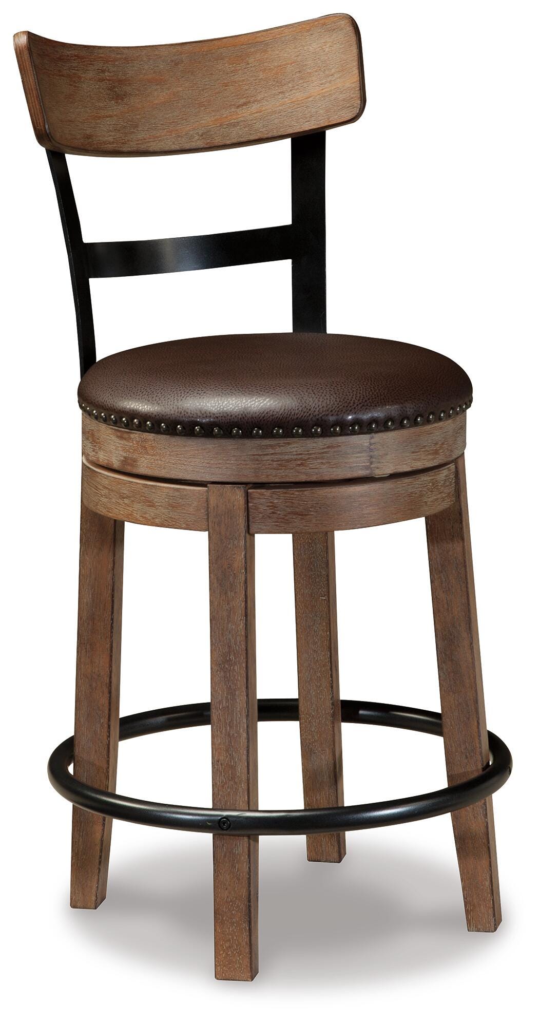 Pinnadel Counter Height Bar Stool (Set of 2) (D542-SI) - Image 4