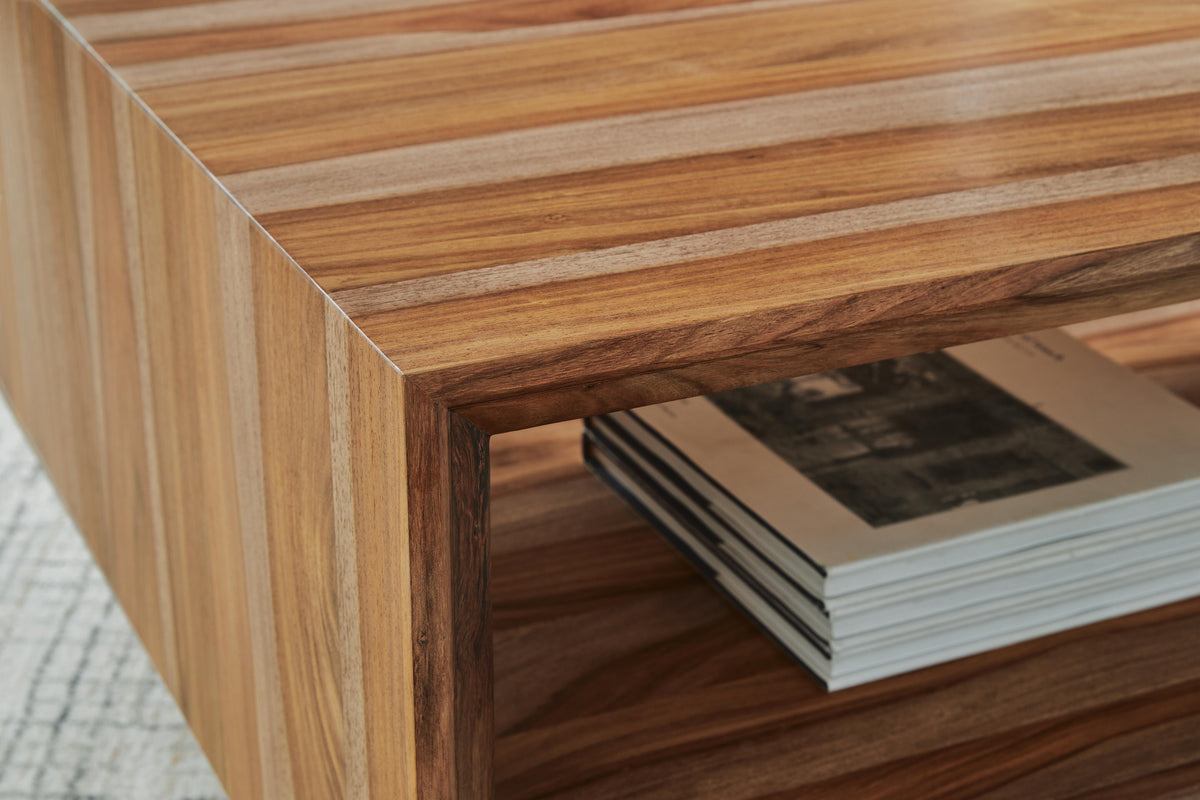 Dressonni Coffee Table - Brown  (T690-SI) - Image 5