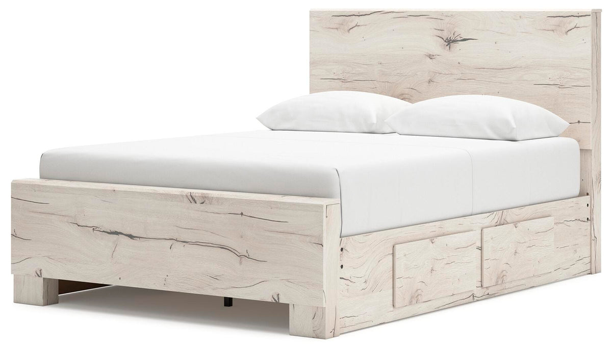 Lawroy Panel Bed with Storage (Youth) - Light Natural  (B2310-SI) - Image 4