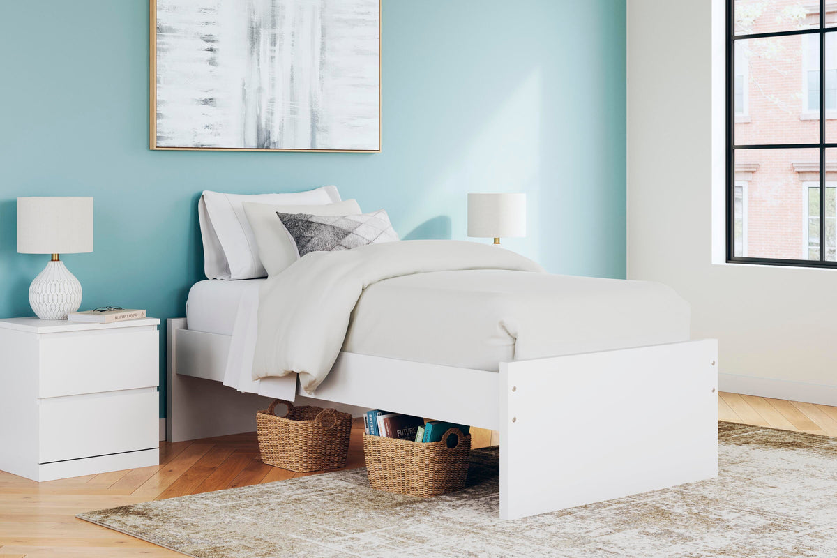 Onita Platform Bed (Youth) - White  (EB9630-SI) - Image 9